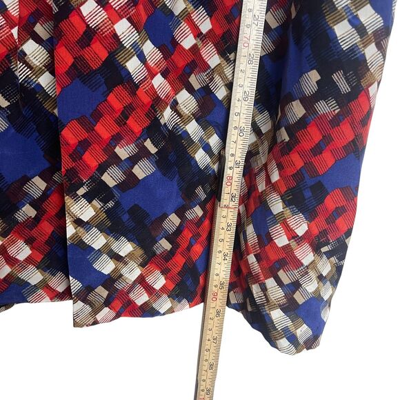 Trina Turk Sheath Dress Womens 8 Multicolor Geometric Knee Length Los Angeles - Picture 6 of 7